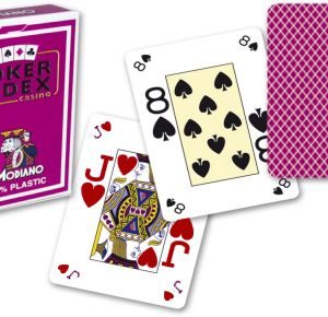 Modiano mini pokerové karty 4 rohy