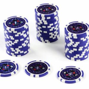 Modrý kusový žeton na poker Ultimate Hodnota 10