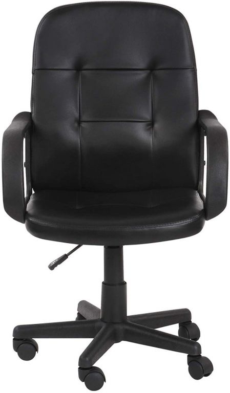 Kancelářská židle s loketní opěrkou, černá