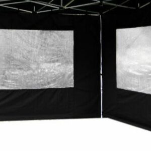 Sada 2 bočních stěn pro PROFI zahradní altán 3 x 3 m, černá