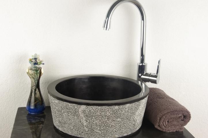 DIVERO umyvadlo z přírodního kamene Palermo - Obrázek 2