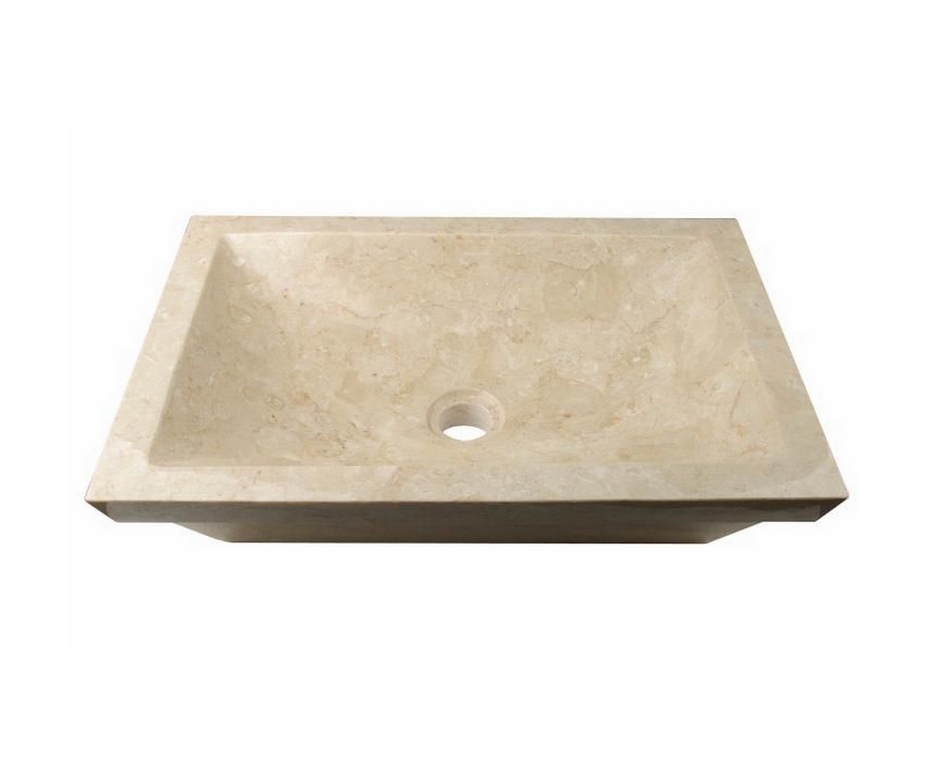 DIVERO umyvadlo z přírodního kamene Bergamo