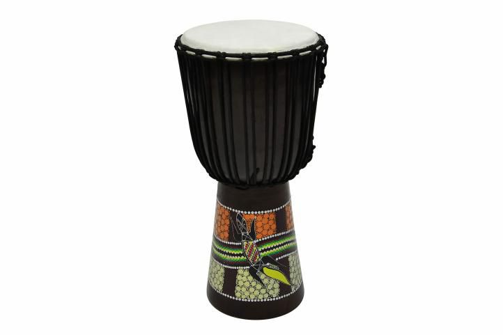 Africký buben Djembe, ručně malovaný, 50 cm