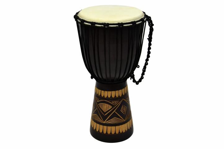 Africký buben Djembe, 50 cm - ručně řezaný