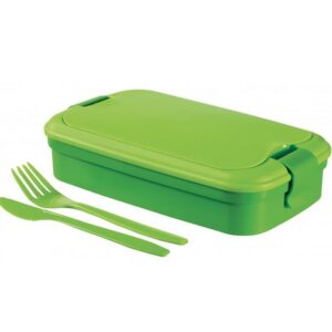 Svačinový box, zelený
