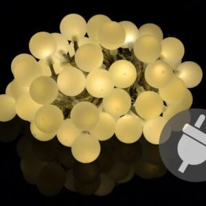 Zahradní párty osvětlení, venkovní 50 LED, teple bílá