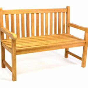 Zahradní lavice DIVERO 2-místná masivní 120 cm