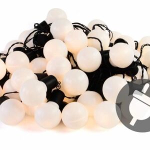 Zahradní párty osvětlení, venkovní, 50 LED, teple bílá