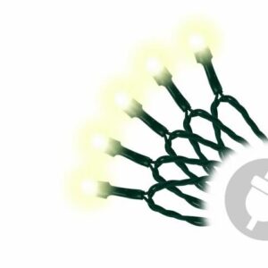 Vánoční LED osvětlení 20 m, 200 MAXI LED, teple bílé
