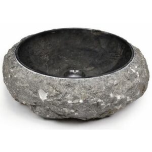 Umyvadlo z kamene DIVERO - černý mramor