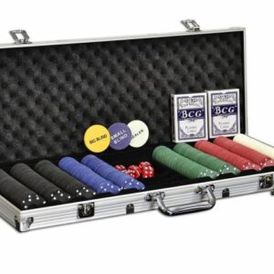 Poker set 500 ks žetonů s příslušenstvím