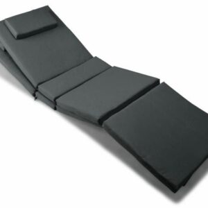 DIVERO Sada polstrování pro lehátko Garth, antracit, 2 ks