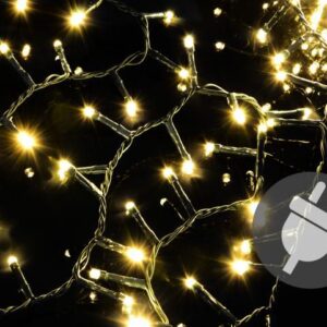 Vánoční světelný LED řetěz 20 m, 1000 LED, teple bílý