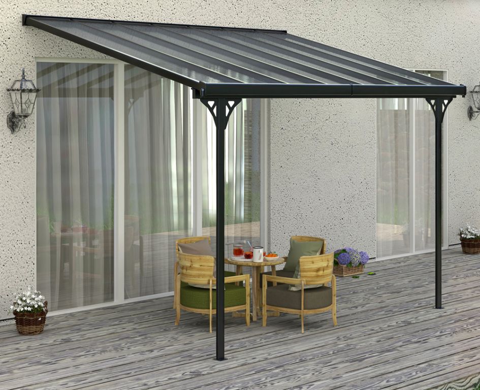Zahradní pergola BRUCE F 436 x 305 cm, transparentní