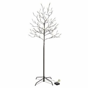 Vánoční dekorace světelný strom 150 cm, 96 LED, teple bílá