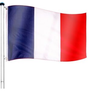 FLAGMASTER® Vlajkový stožár vč. vlajky Francie, 650 cm