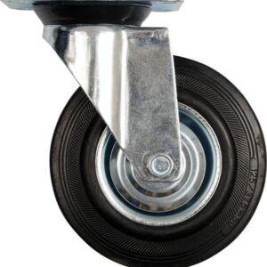 Kolečko otočné, gumové 130 kg, 160/40/195 mm