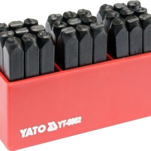 Razidla písmenková - 6 mm, 27 ks