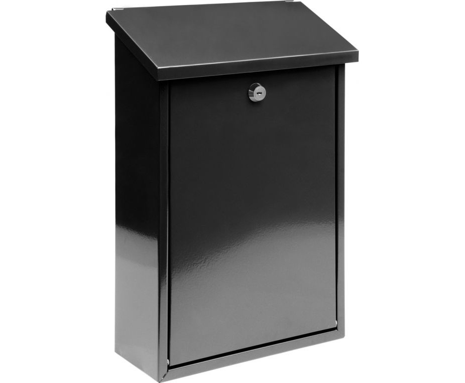 Poštovní schránka, černá