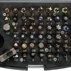 Sada bitů s adaptérem 1/4" - 59 ks