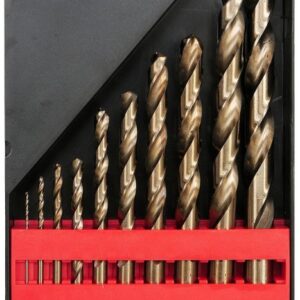 Sada vrtáků na kov - 10 ks, 1-10 mm
