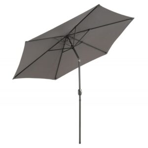 GARTHEN Zahradní slunečník s kličkou, 2,9 m, antracit