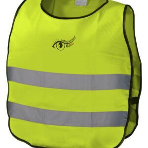 Výstražná dětská vesta S.O.R. - 53 cm, žlutá