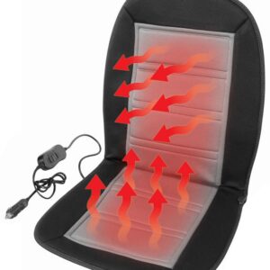 Potah sedadla vyhřívaný s termostatem - 12V LADDER, šedý