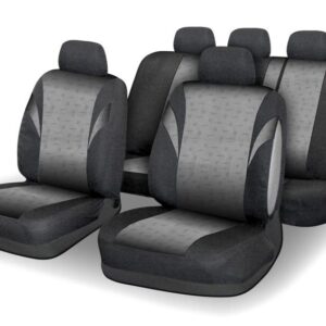 Potahy sedadel POLY - 9 ks, šedé