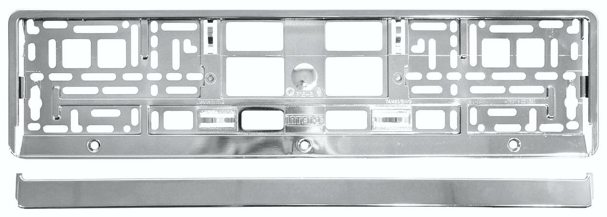 Podložka pod SPZ Chrom metallic