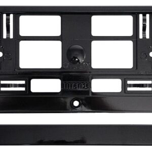 Podložka pod SPZ - metalická černá