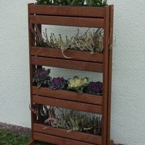 Stojan dřevěný na květináče - 125 x 55 x 40 cm