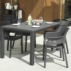 Stůl Julie - 146 cm, antracit