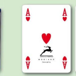 Modiano Poker karty, plastové, bílý rub