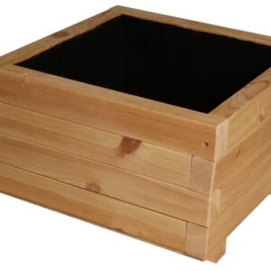 Dřevěný květináč Flor - 46 x 46 x 29 cm