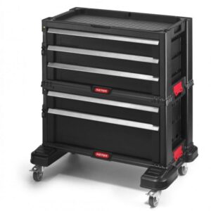 Skříňka na nářadí  KETER - 5 zásuvek - černá