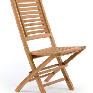 Zahradní židle skládací DIVERO "Hantown" z masivního týkového dřeva