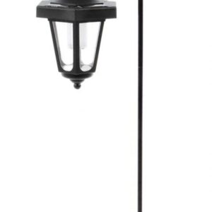 Zahradní solární LED lucerna 14 x 14 x 22 cm, kov/plast