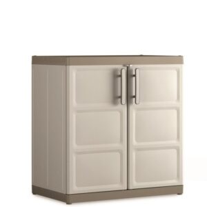 Plastová skříň EXCELLENCE LOW XL - 93 x 89 x 54 cm