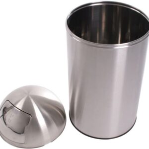 Odpadkový koš s výkyvným víkem PUSH, 50 l, vysoký lesk