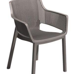 Zahradní plastové křeslo ELISA - cappuccino