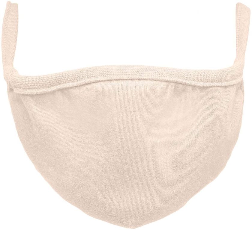 Bavlněná rouška dvouvrstvá - růžová, 10 ks