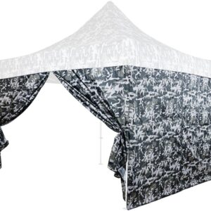 INSTENT PRO Boční stěna pro párty stan, 3 x 3 m, urban