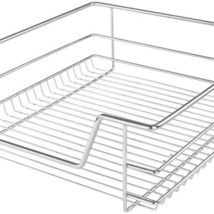 JAGO Teleskopická zásuvka, 46 x 44 x 14 cm, chrom
