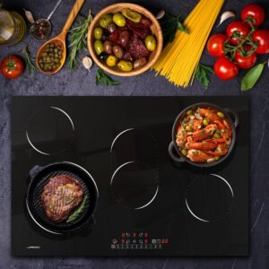 JAGO Sklokeramická varná deska, 8600 W