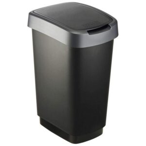 TWIST odpadkový koš 25 L - stříbrný