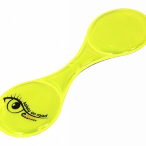 Compass Reflexní magnetický klips S.O.R., žlutý
