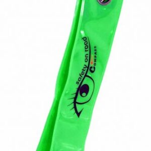 Reflexní přívěšek s karabinou, zelený