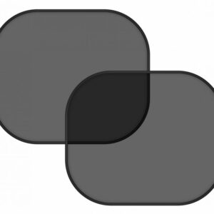 COMPASS Clona sluneční na boční okno černá, 2 přísavky