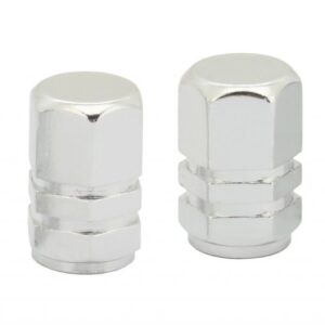 Compass Ozdobné kryty ventilků stříbrné, 4ks